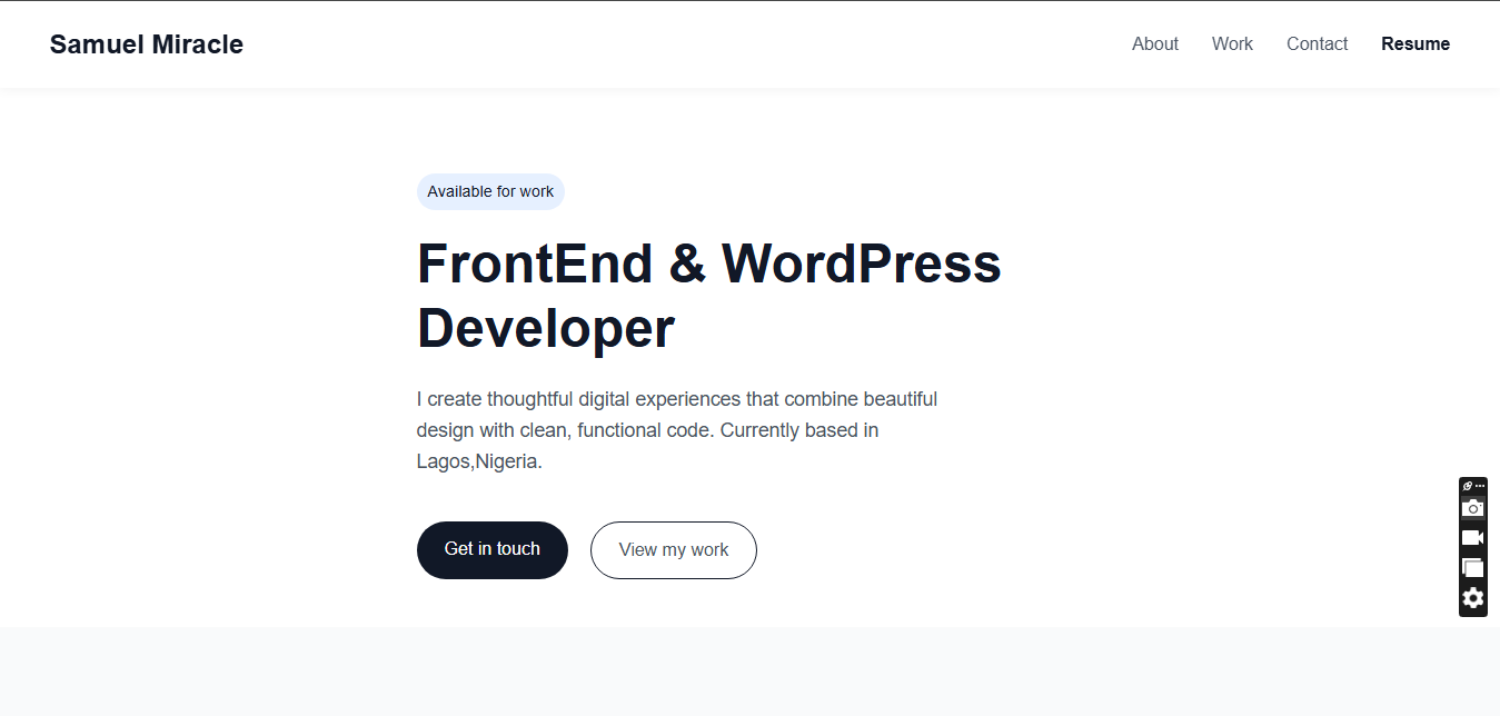 Portfolio Website